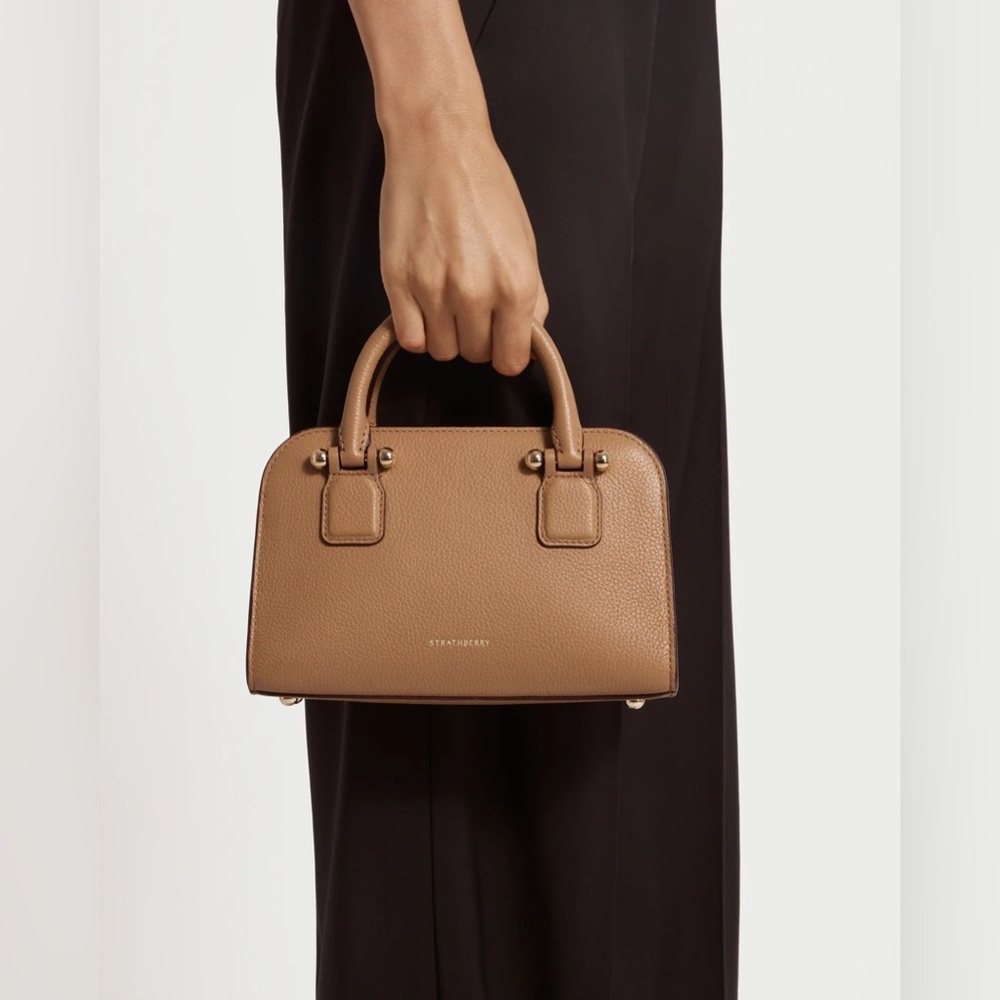 Strathberry Tan Crossbody Bag NWT 685$ - Picture 3 of 17